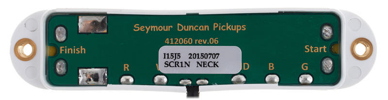 Seymour Duncan Cool Rails Strat - Neck / Mid, White
