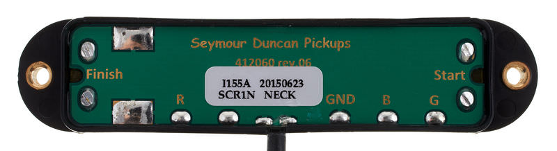 Seymour Duncan Cool Rails Strat - Neck / Mid, Black