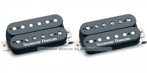 Seymour Duncan Distortion Mayhem - Set, Black комплект - SH-6n + SH-6b, набор звукоснимателей хамбакер для 6-струнной электрогит